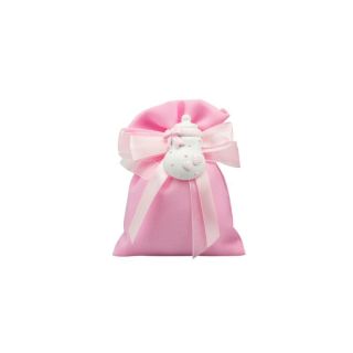 Magnete biberon / sonaglio rosa