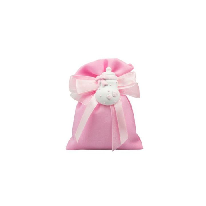 Magnete biberon / sonaglio rosa