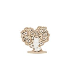 Metal clip legno albero della vita con gessetto sposi