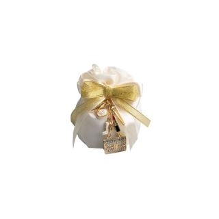 Portachiavi borsetta strass con charms