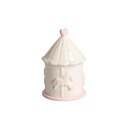 Candela giostrina porcellana bimba