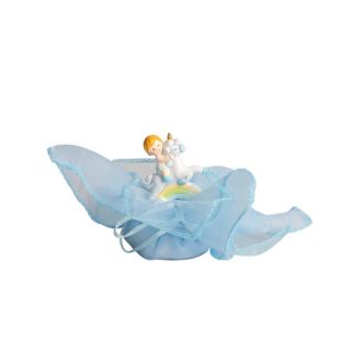 Bimbo 3D resina su unicorno
