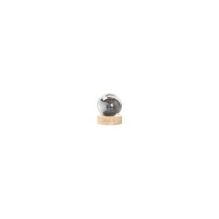 Sfera in vetro nuovo principe con filo e base legno
