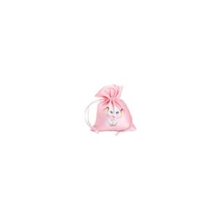 Sacchetto rosa con elefante stampato