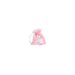 Sacchetto rosa con elefante stampato