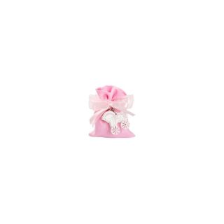 Portachiavi cavalluccio a dondolo rosa