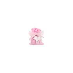 Portachiavi cavalluccio a dondolo rosa
