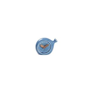 Orologio palloncino porcellana celeste con frase