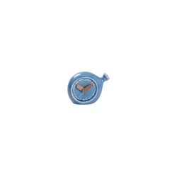 Orologio palloncino porcellana celeste con frase