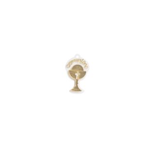 Calice plexi scontornato bianco/oro