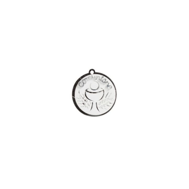 Calice plexi tondo bianco/argento