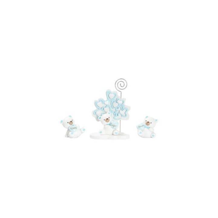 Albero della vita memo clip con orsetto baby bimbo 3D