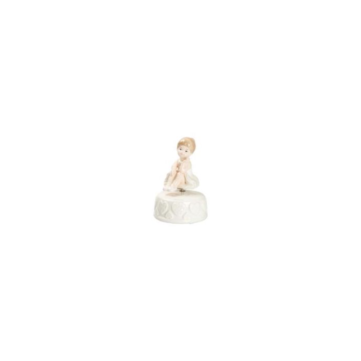 Carillon ballerina in porcellana