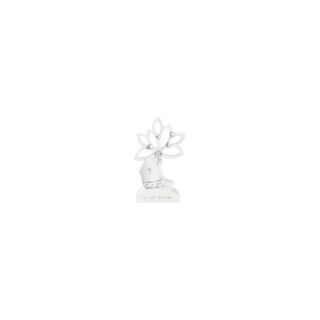 Albero con simbolo cresima argento in resina