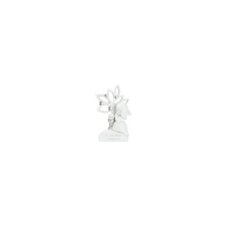 Albero con bimba comunione argento in resina