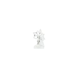 Albero con bimba comunione argento in resina