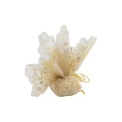 Fazzoletto glitterato oro