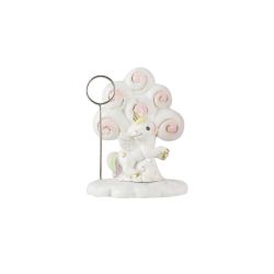 Clip portafoto resina albero della vita con unicorno rosa