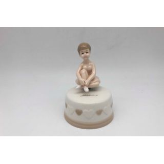 Carillon ballerina in porcellana