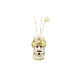 Diffusore moro king ceramica dec. crema/oro con sticks