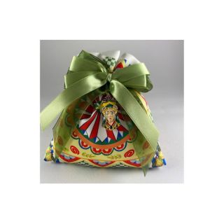 Sacchetto maiolica new con pendente moro queen in metallo