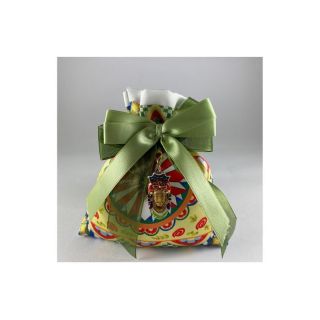 Sacchetto maiolica new con pendente moro king in metallo