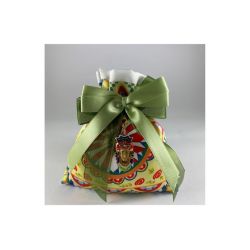 Sacchetto maiolica new con pendente moro king in metallo