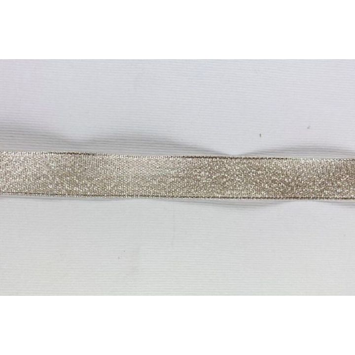 Nastro o organza brillantato champagne