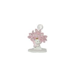 Albero della vita rosa con elefante 3D resina bimba con corona