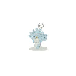 Albero della vita celeste con elefante 3D resina bimbo con corona