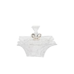 Scatola zara grande con applicazione farfalla cristallo