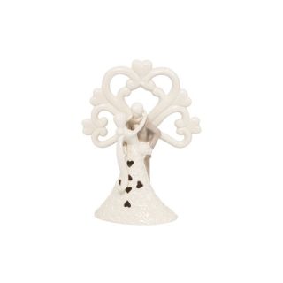 Coppia con albero della vita porcellana grande con LED