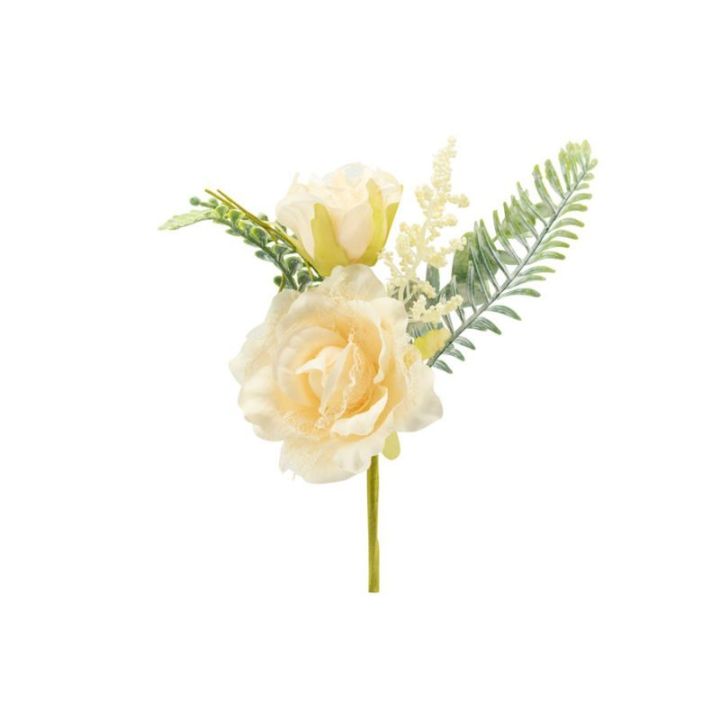 Tralcio fiori panna