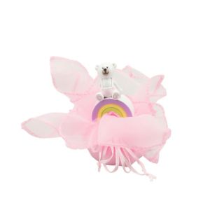 Orsetto bimba 3D resina su arcobaleno