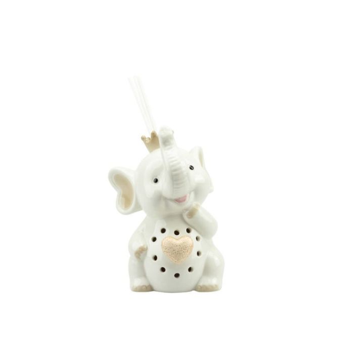 Profumatore elefante grande porcellana con LED