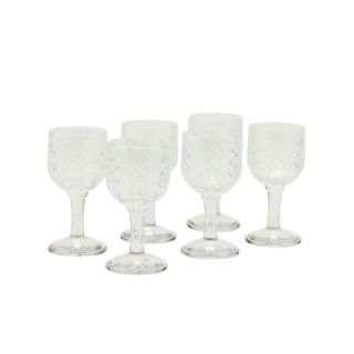 Set 6 bicchierini da liquore in vetro