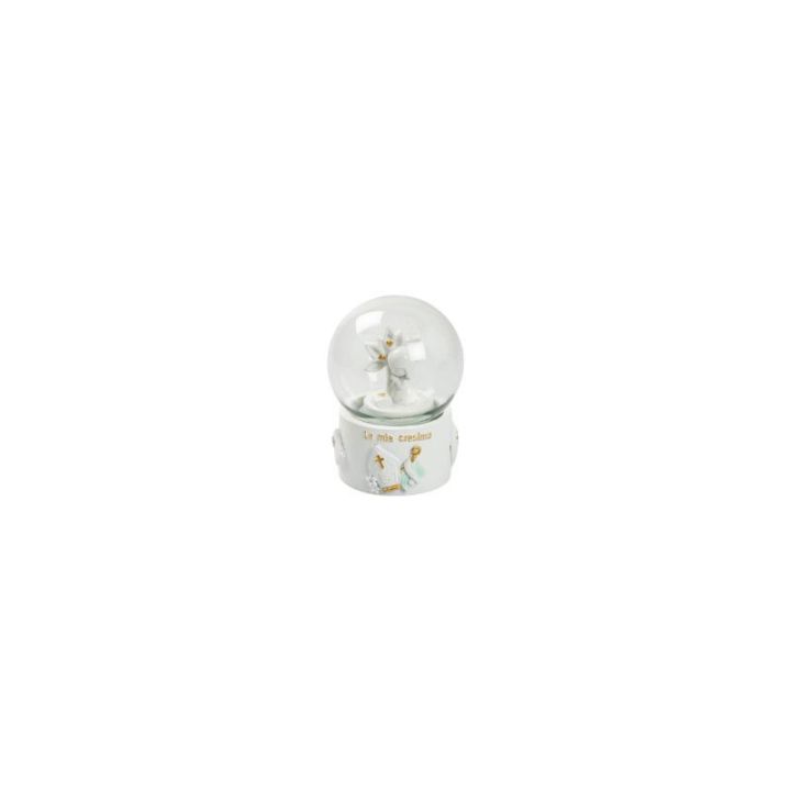Sfera di neve bimba cresima oro