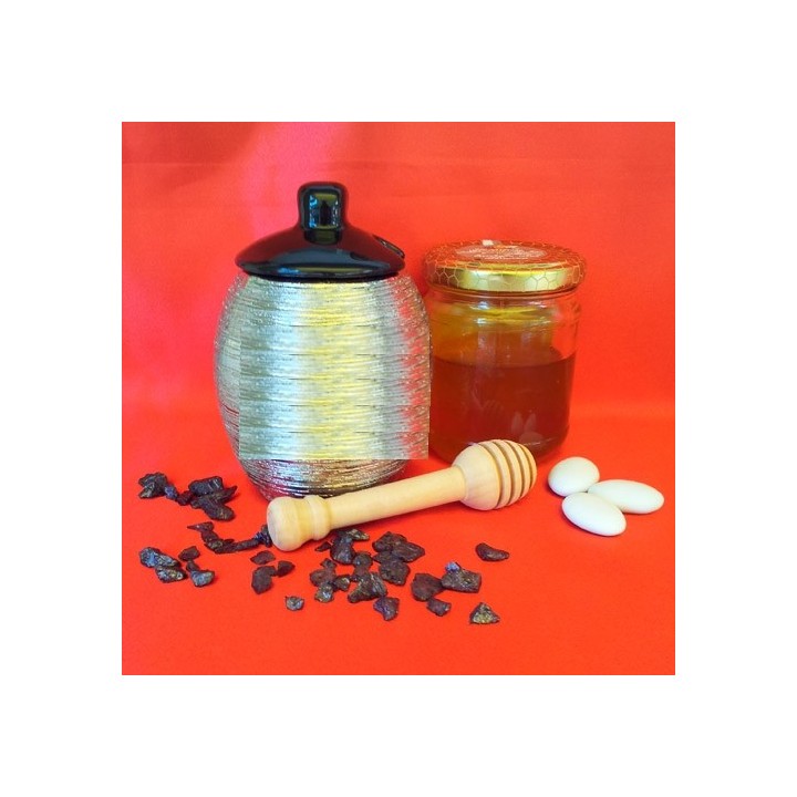 Barattolo miele nero /arg. | CarinCasa