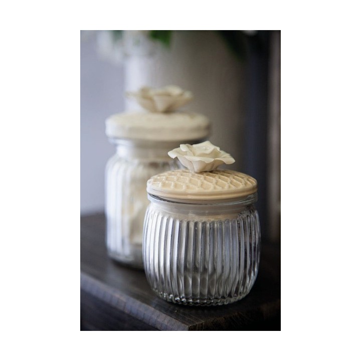 Barattolo trasparente bloom portaspezie cm 7,5x12h |…