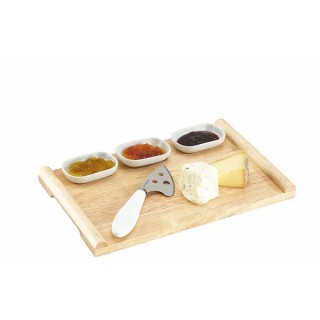Set formaggio Parma acciaio 30 x 20