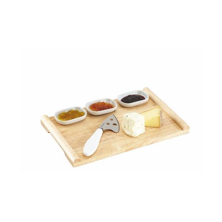 Set formaggio parma acciaio 30 x 20 cm | CarinCasa