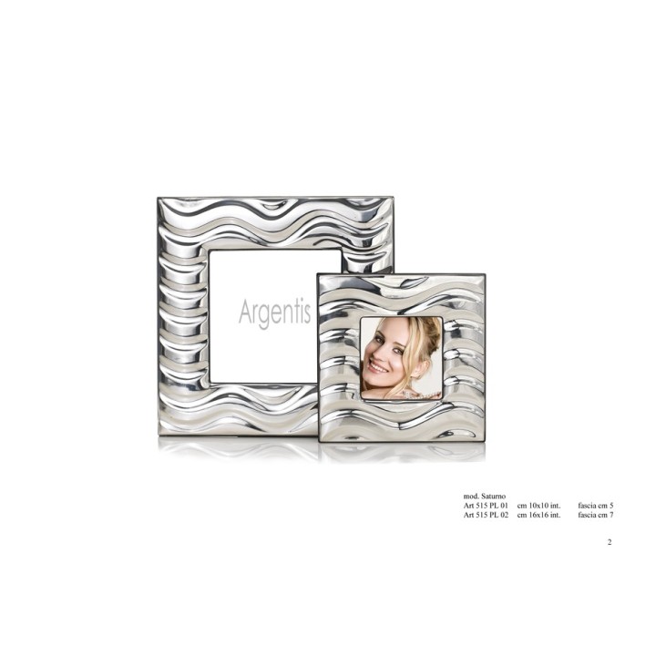 cornice in argento 10x10 cm | CarinCasa