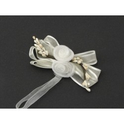 Fiocco in organza bianco