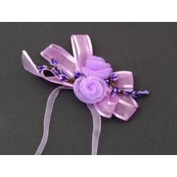 Fiocco organza lilla 10x5 cm
