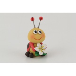 Mini coccinella in resina