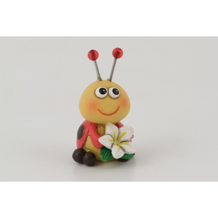 Mini coccinella in resina