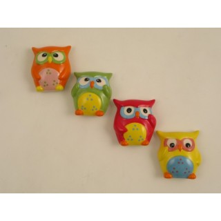 Magneti gufi 4 assortiti | CarinCasa