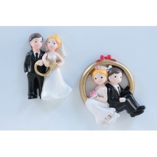 Sposini magnete anelli | CarinCasa