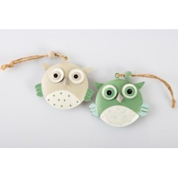 Gufetto metallo verde/grigio 216-24