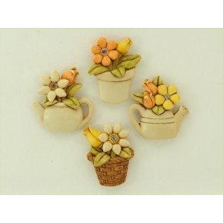 Magnete fiori 4 soggetti assortiti | CarinCasa